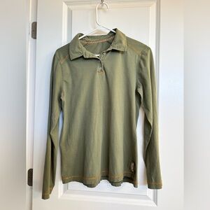 Gramicci Long Sleeve Women's Medium Olive Green